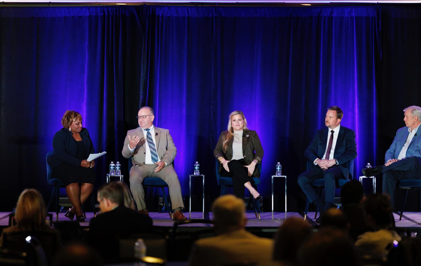 Blue modern business premises property website banner